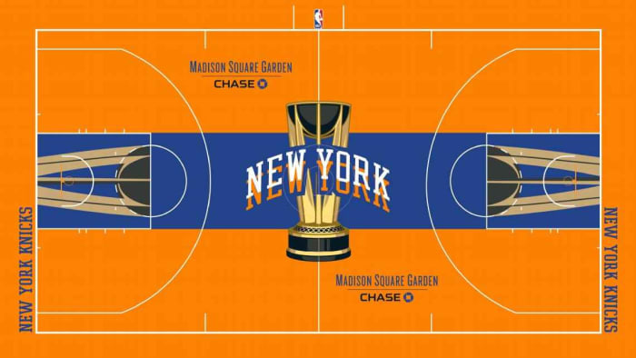 In-Season Tournament court look